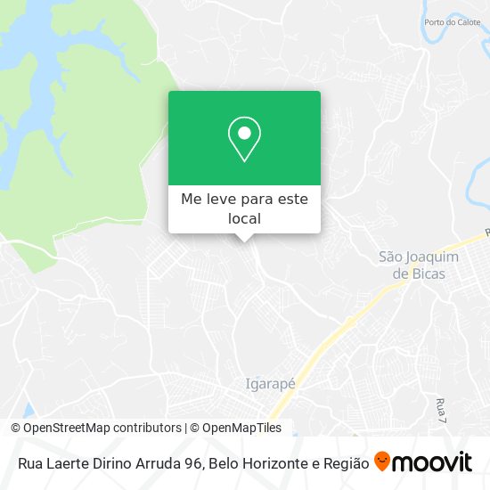 Rua Laerte Dirino Arruda 96 mapa