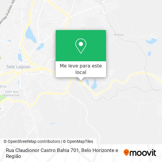 Rua Claudionor Castro Bahia 701 mapa