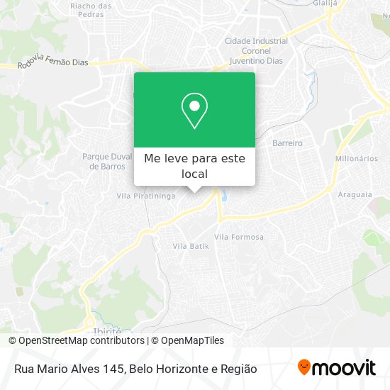 Rua Mario Alves 145 mapa