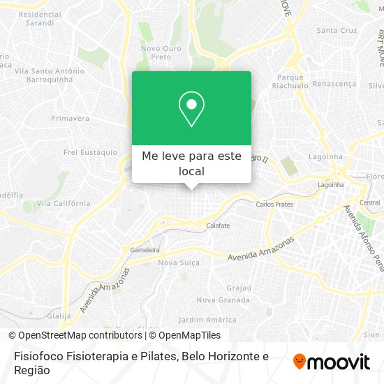 Fisiofoco Fisioterapia e Pilates mapa