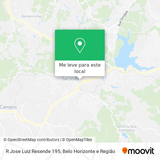 R Jose Luiz Resende 195 mapa