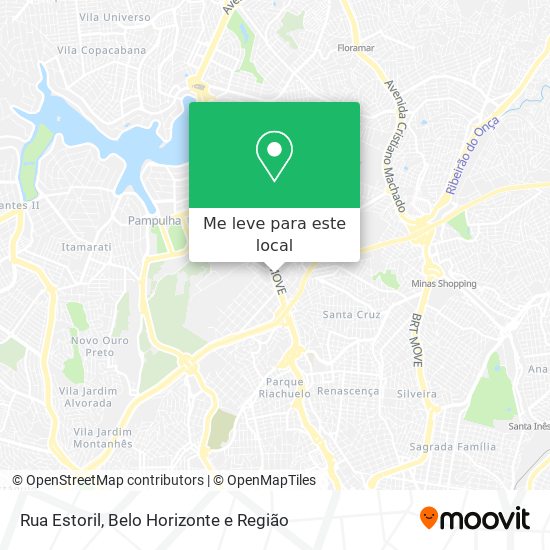 Rua Estoril mapa