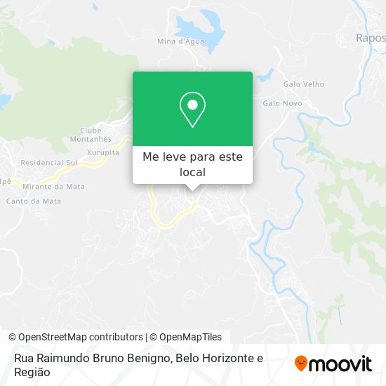 Rua Raimundo Bruno Benigno mapa