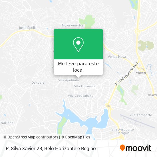 R. Silva Xavier 28 mapa