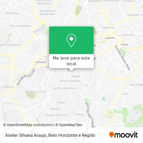 Atelier Silvana Araujo mapa