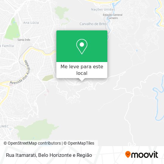 Rua Itamarati mapa