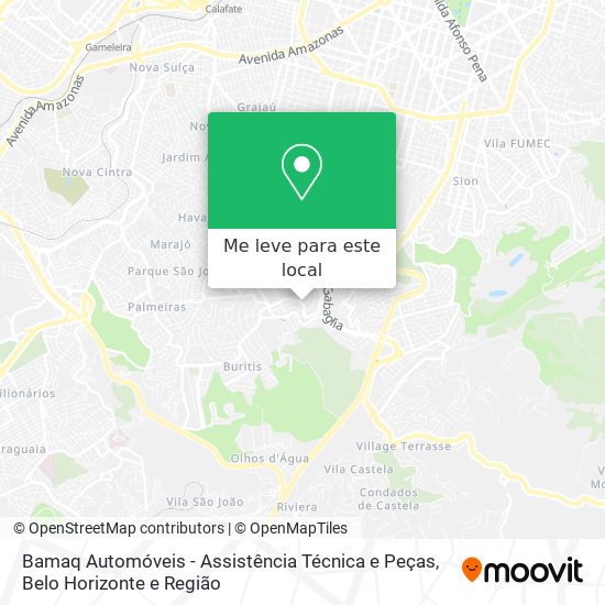 Bamaq Automóveis - Assistência Técnica e Peças mapa
