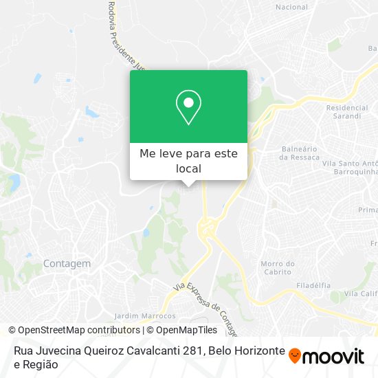 Rua Juvecina Queiroz Cavalcanti 281 mapa