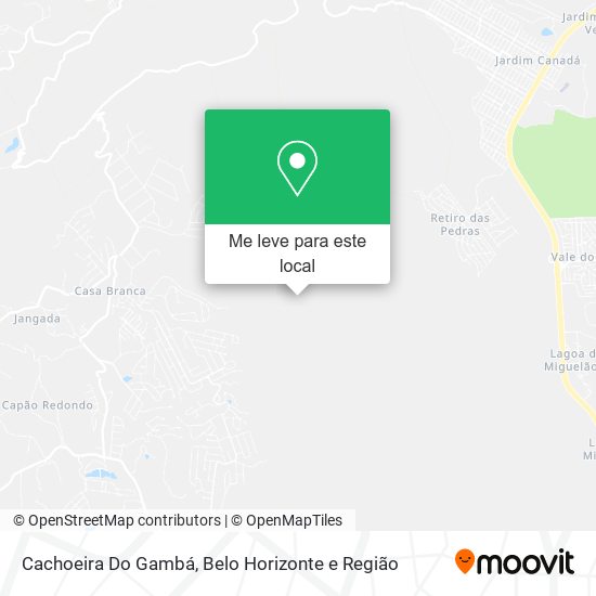 Cachoeira Do Gambá mapa