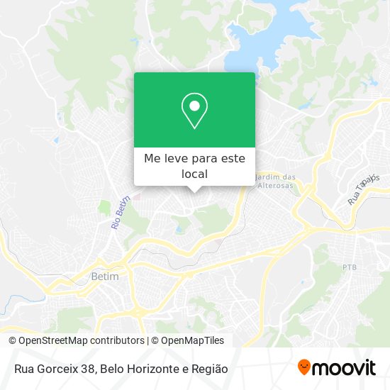 Rua Gorceix 38 mapa