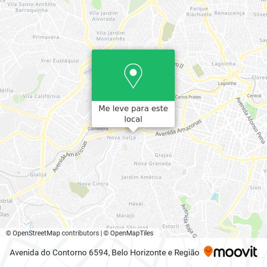 Avenida do Contorno 6594 mapa