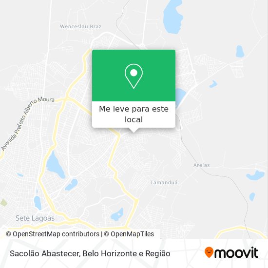 Sacolão Abastecer mapa