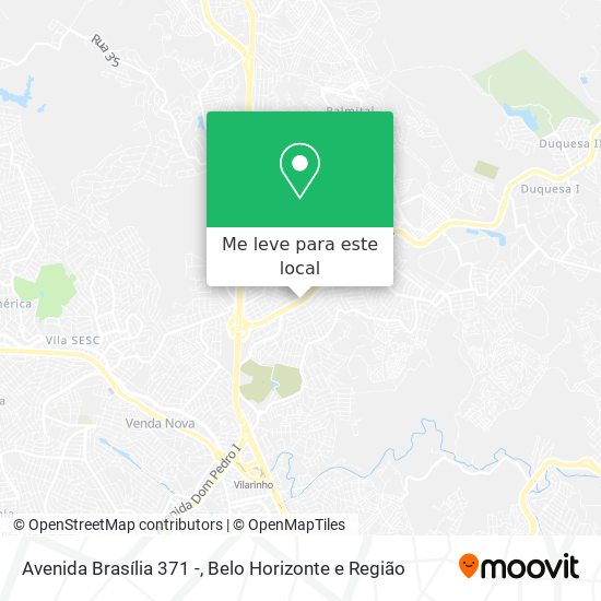 Avenida Brasília 371 - mapa