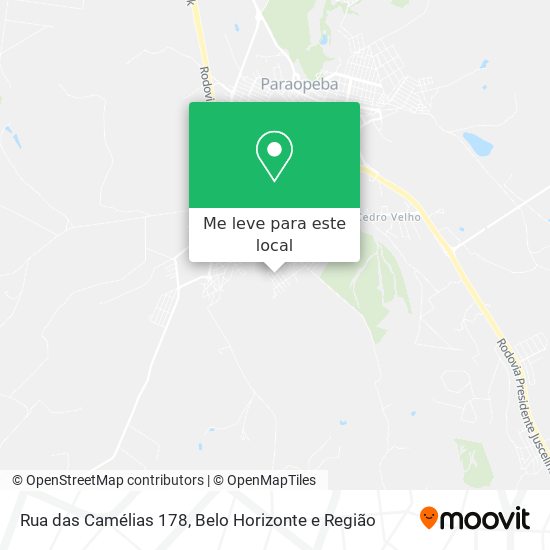 Rua das Camélias 178 mapa