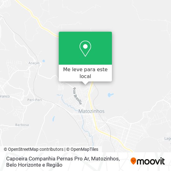 Capoeira Companhia Pernas Pro Ar, Matozinhos mapa