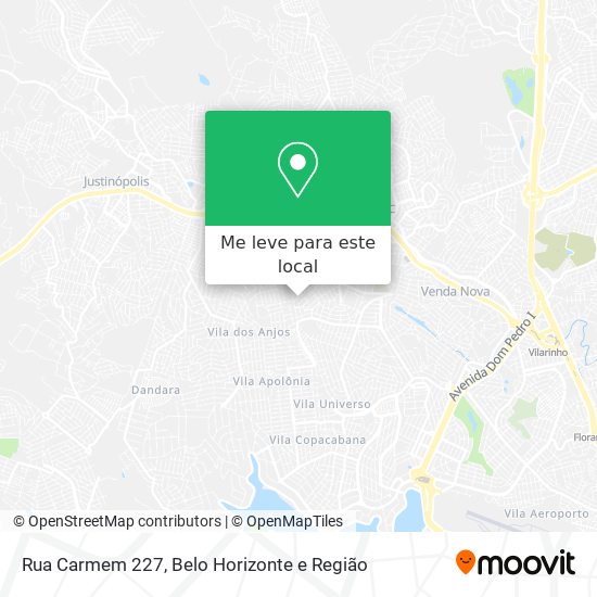 Rua Carmem 227 mapa