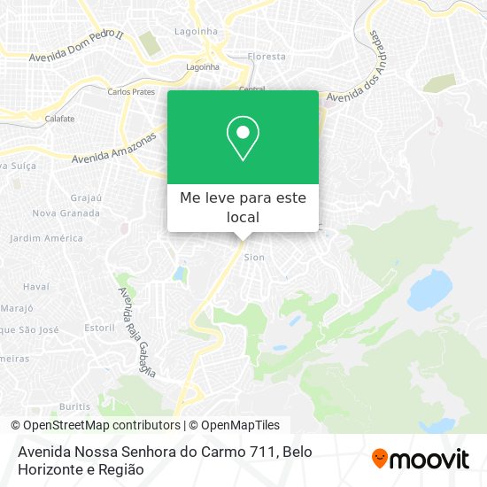 Avenida Nossa Senhora do Carmo 711 mapa