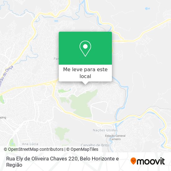 Rua Ely de Oliveira Chaves 220 mapa