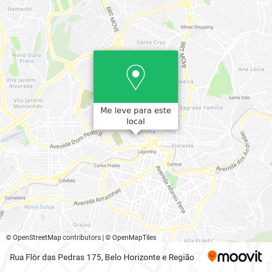 Rua Flôr das Pedras 175 mapa