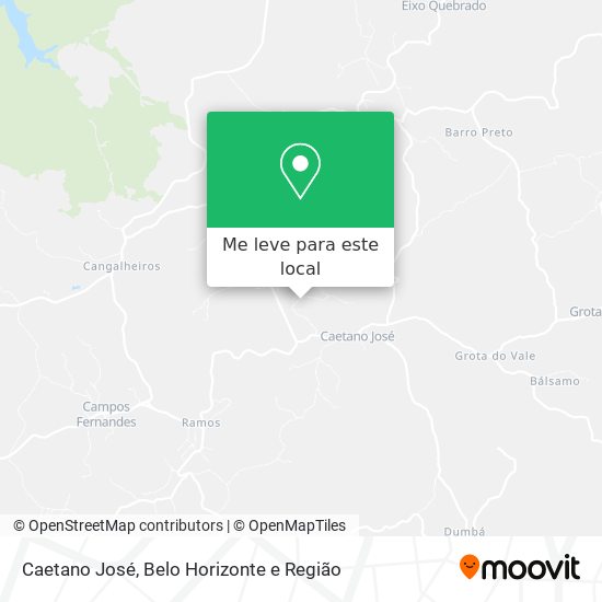Caetano José mapa