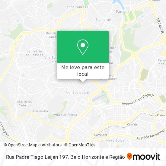 Rua Padre Tiago Leijen 197 mapa