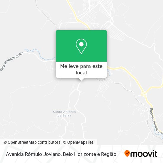 Avenida Rômulo Joviano mapa
