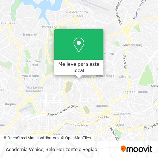 Academia Venice mapa