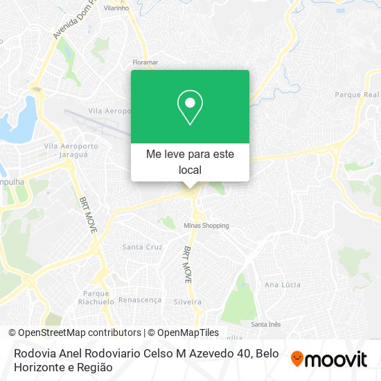 Rodovia Anel Rodoviario Celso M Azevedo 40 mapa