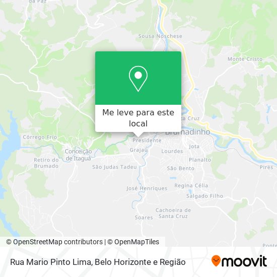 Rua Mario Pinto Lima mapa
