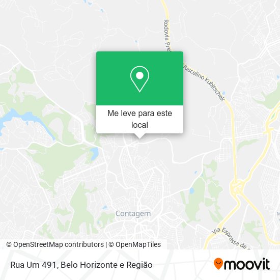 Rua Um 491 mapa