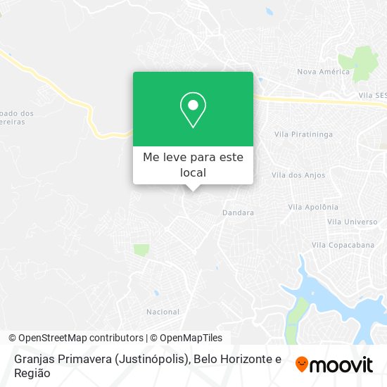 Granjas Primavera (Justinópolis) mapa
