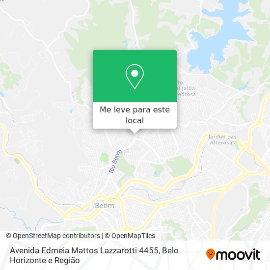 Avenida Edmeia Mattos Lazzarotti 4455 mapa