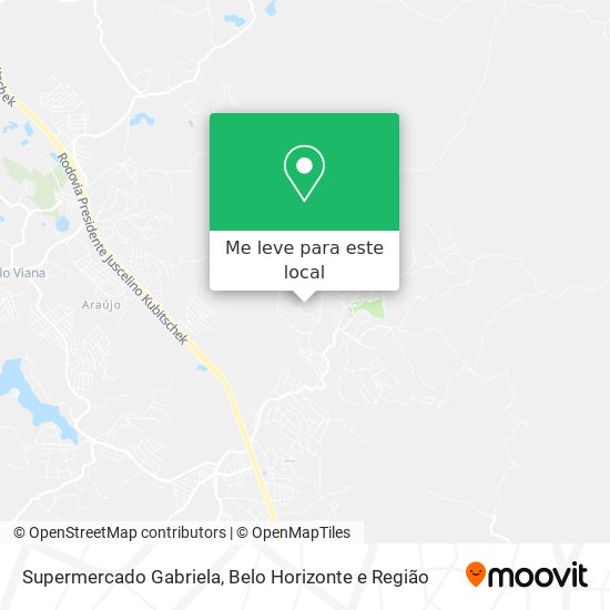 Supermercado Gabriela mapa