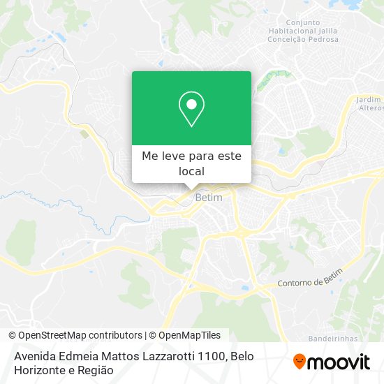 Avenida Edmeia Mattos Lazzarotti 1100 mapa