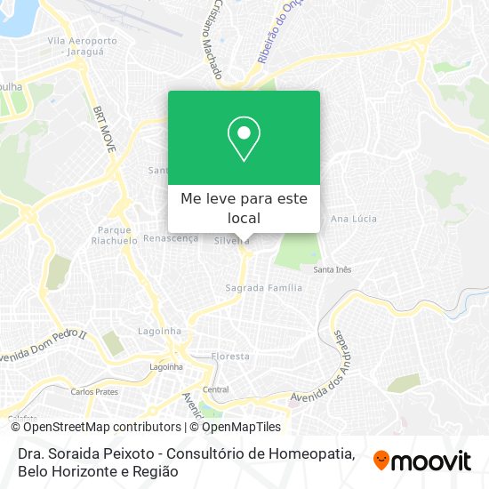 Dra. Soraida Peixoto - Consultório de Homeopatia mapa