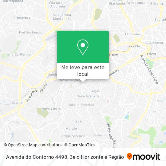 Avenida do Contorno 4498 mapa