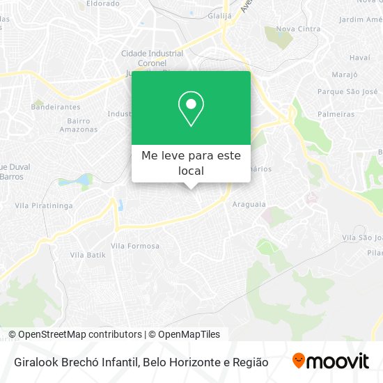 Giralook Brechó Infantil mapa