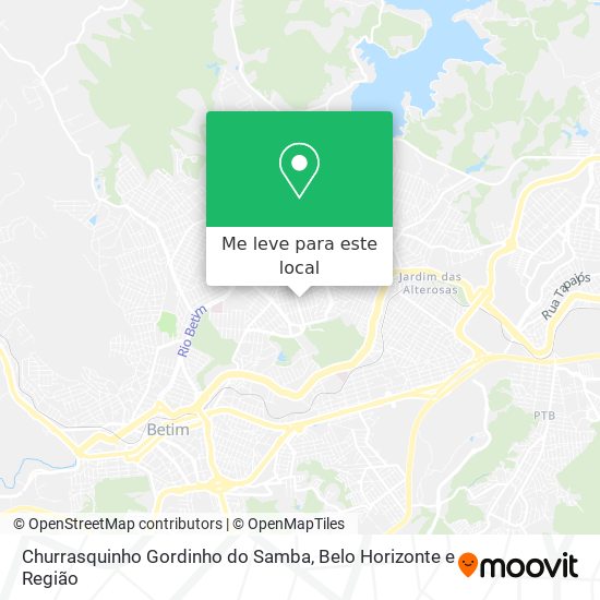 Churrasquinho Gordinho do Samba mapa