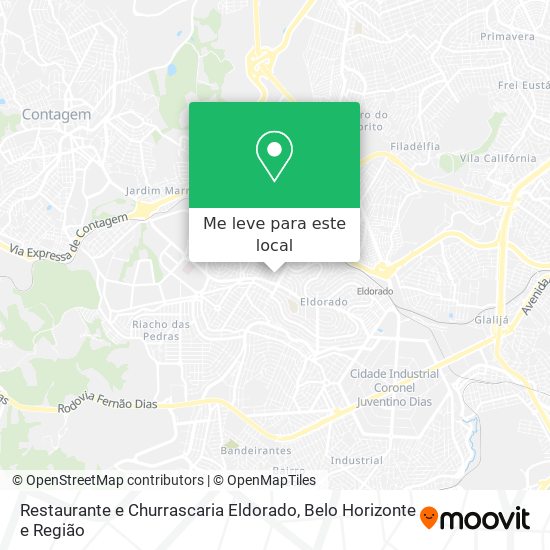 Restaurante e Churrascaria Eldorado mapa