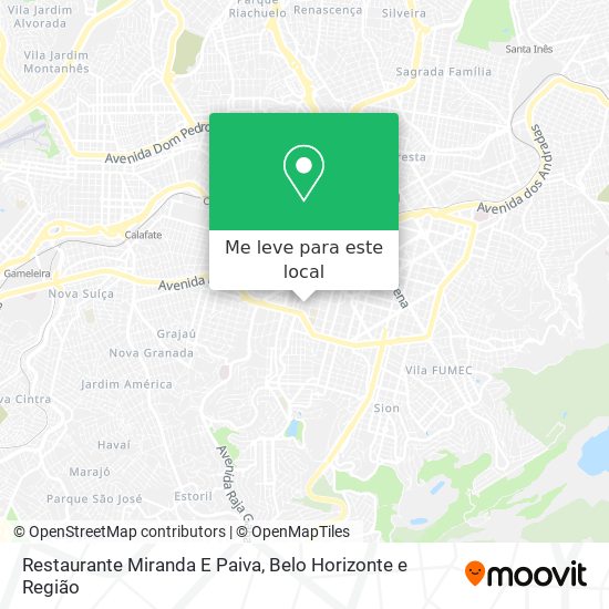 Restaurante Miranda E Paiva mapa