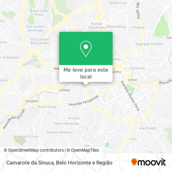 Camarote da Sinuca mapa