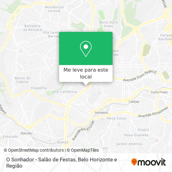 O Sonhador - Salão de Festas mapa