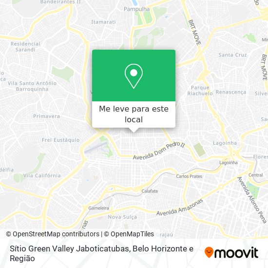 Sítio Green Valley Jaboticatubas mapa