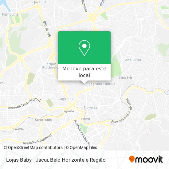 Lojas Baby - Jacui mapa