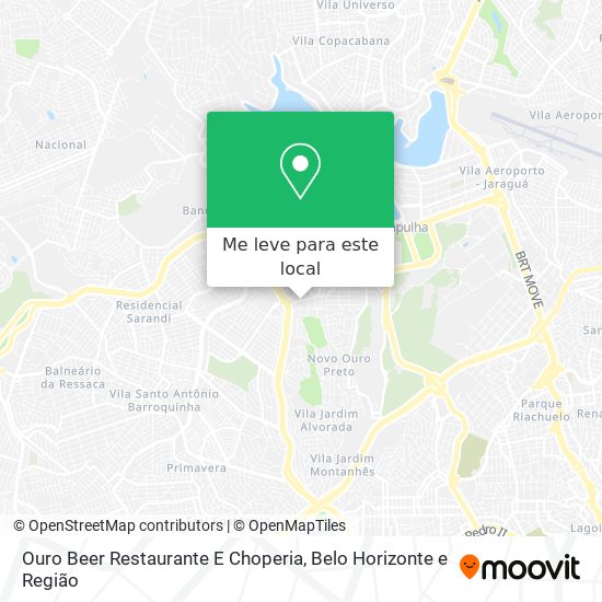 Ouro Beer Restaurante E Choperia mapa