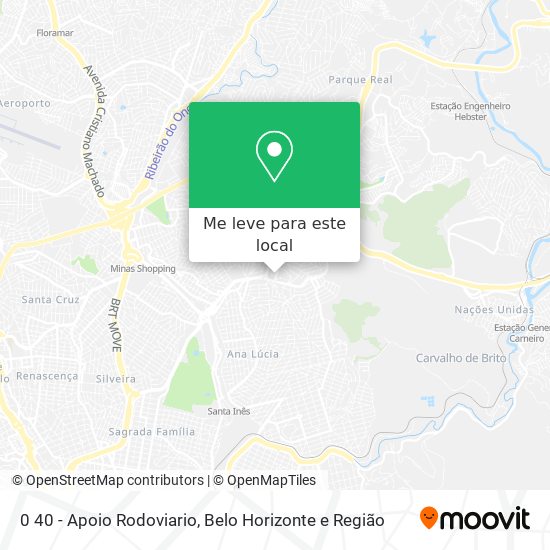 0 40 - Apoio Rodoviario mapa