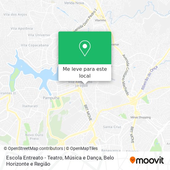 Escola Entreato - Teatro, Música e Dança mapa