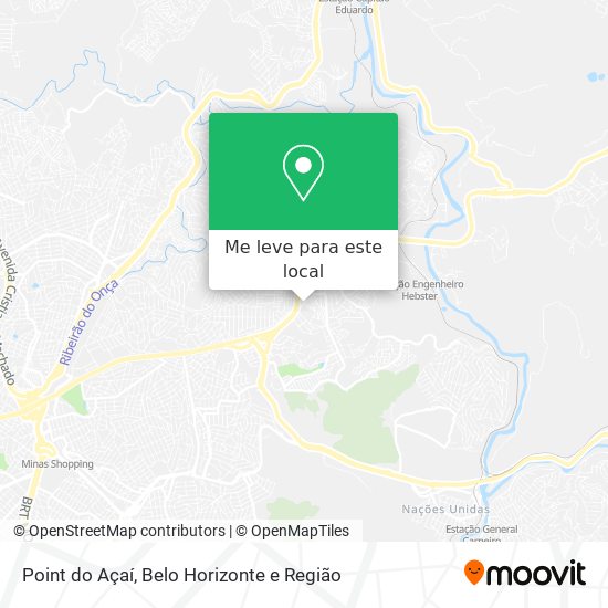 Point do Açaí mapa