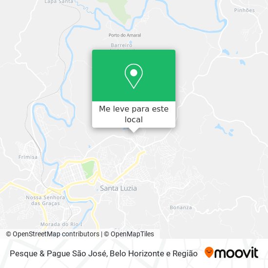 Pesque & Pague São José mapa
