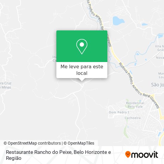 Restaurante Rancho do Peixe mapa